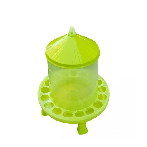 Clear Green Plastic Chicken Feeder suppliers