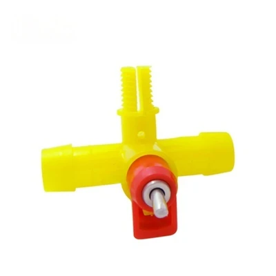 3-Way Tee Chicken Nipple Drinker
